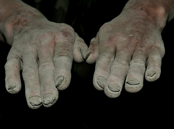 The hands that cement buildings
