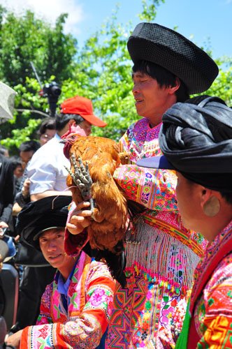 Ancient tea tree worshiped in SW China