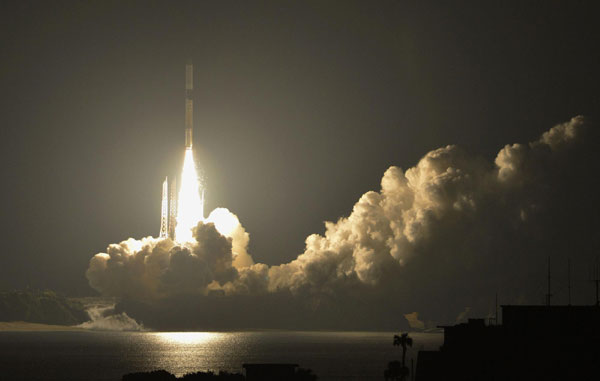 Japan's H-2A rocket blasts off