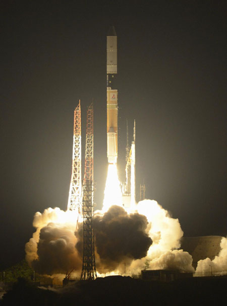 Japan's H-2A rocket blasts off