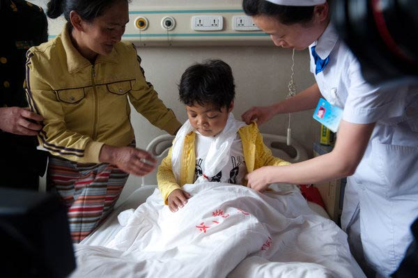 Heartfelt gift of life to 43 Tibetan kids