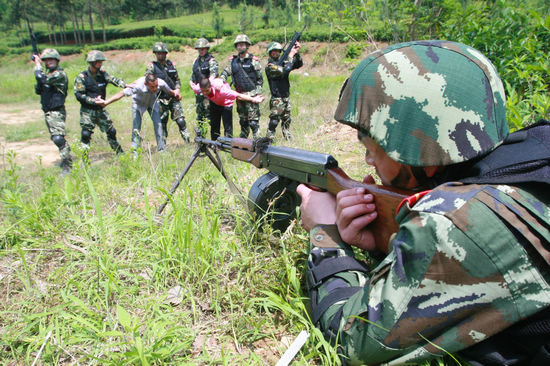 Anti-terror drill in Anhui