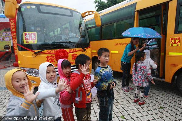 School buses make journeys safer and faster