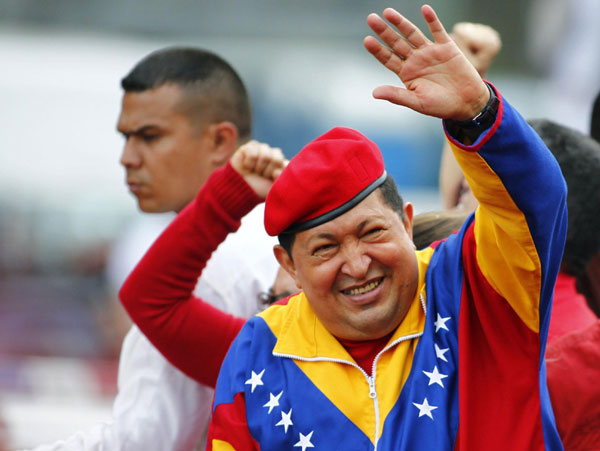 Chavez registers candidacy for presidential bid