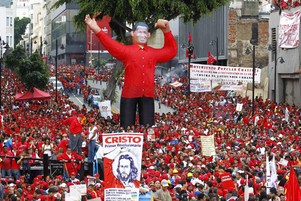 Chavez registers candidacy for presidential bid