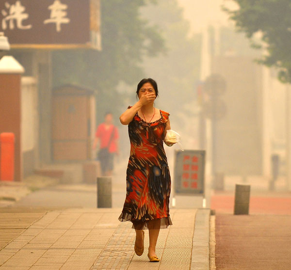 Heavy fog envelops Central China