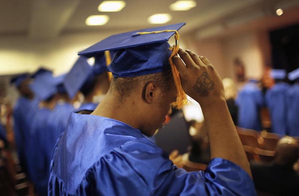 Inmates graduate with diploma at detention center