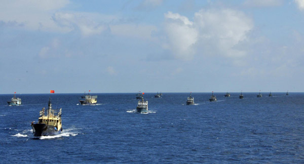 Fishing fleet begins fishing in S China sea