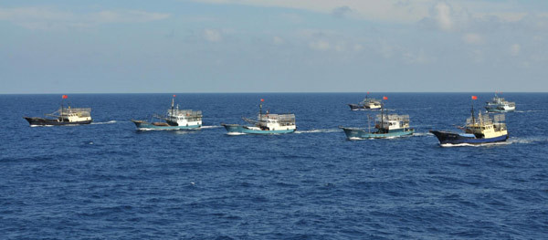 Fishing fleet begins fishing in S China sea