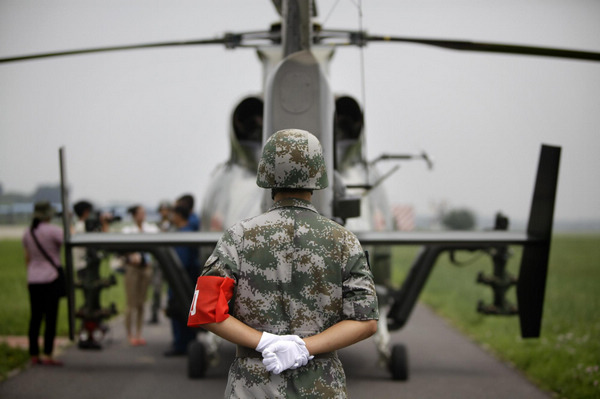 China's military base opens to media