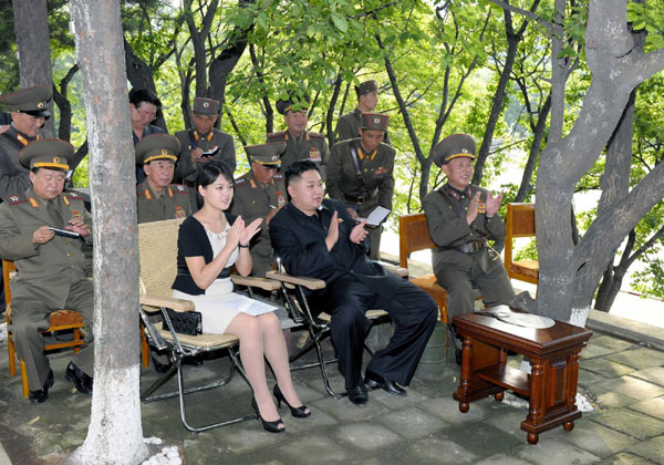 DPRK's top leader visits Korean People's army unit