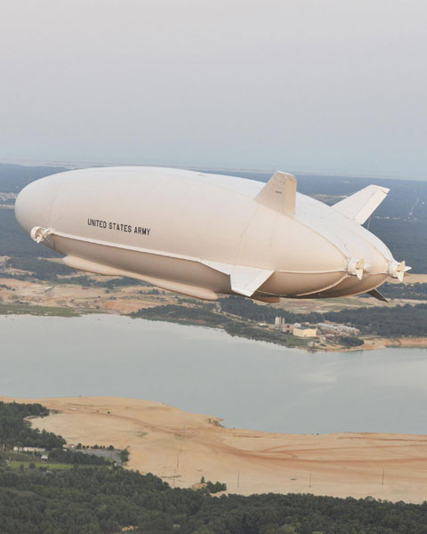 First flight of LEMV military blimp