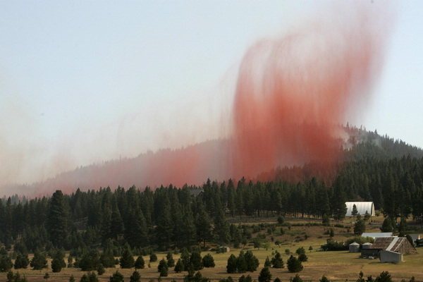 Wildfires blaze across US west