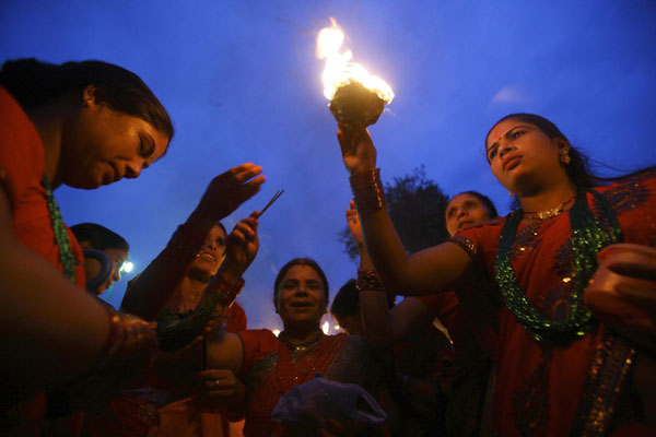 Snapshot of Teej festival