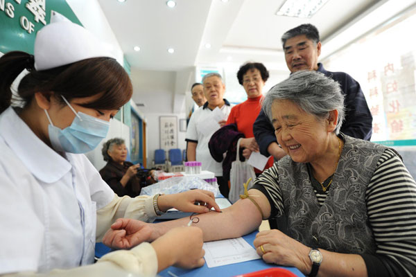 Double joy for China's seniors