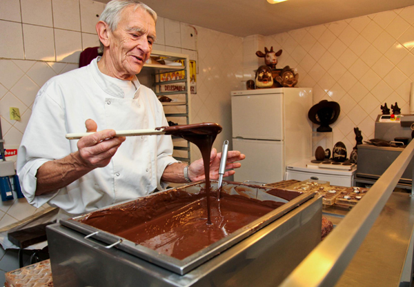 Chocolate maker's art displayed in Brussels