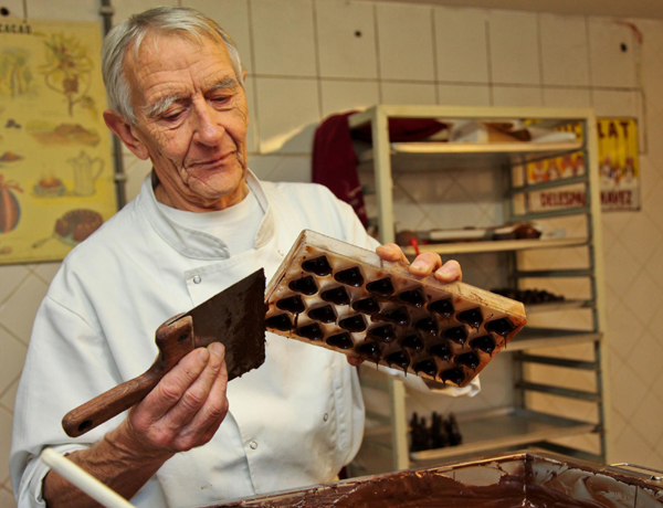 Chocolate maker's art displayed in Brussels