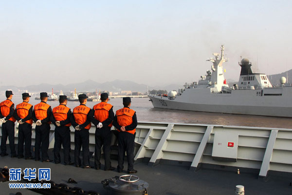 Chinese fleet heads to Pacific for drills