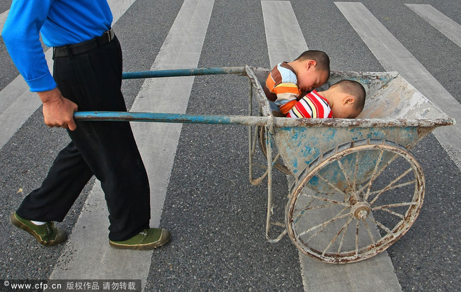 Kids can sleep anywhere