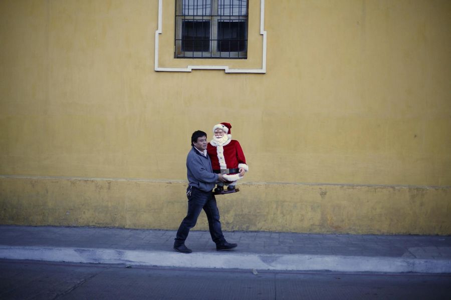 Photo special: Santa Claus gets around