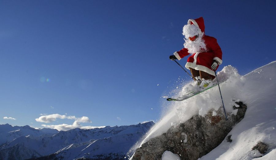 Photo special: Santa Claus gets around