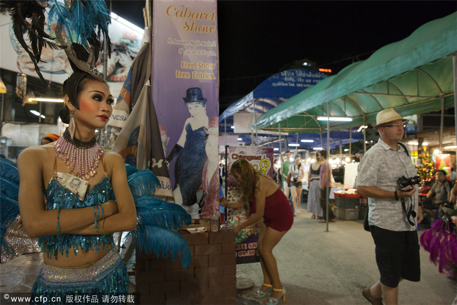 Ladyboys' lives on and off stage in Chiang Mai