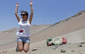 Slide: 4th stage of Dakar Rally 2013