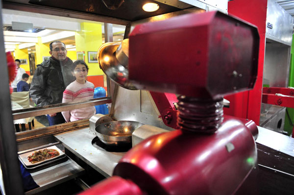 Robot Restaurant in Harbin