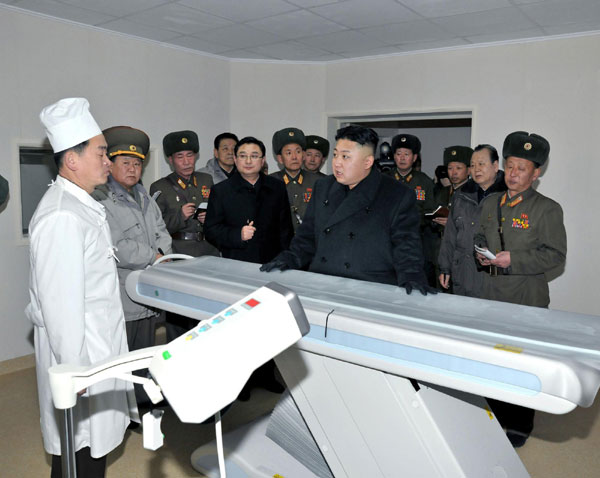 DPRK's Kim visits Taesongsan General Hospital