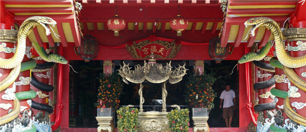 Snake Temple in Malaysia