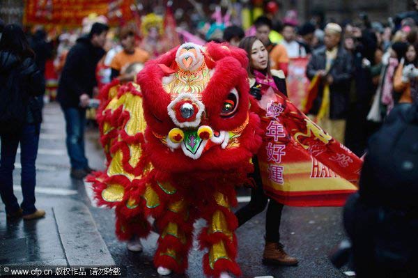 Chinese Spring Festival celebrated in London