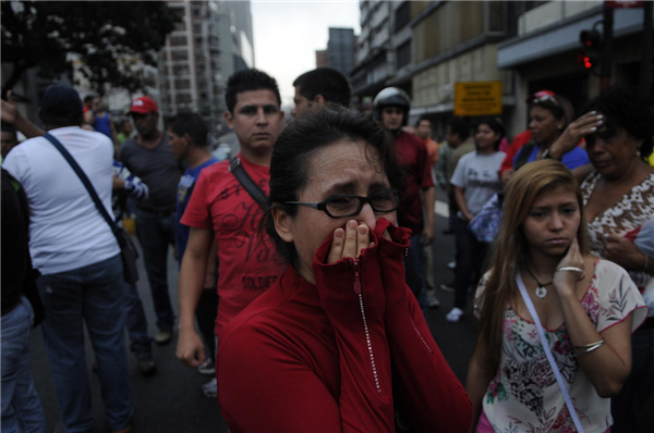 File photos: Venezuelan President Hugo Chavez