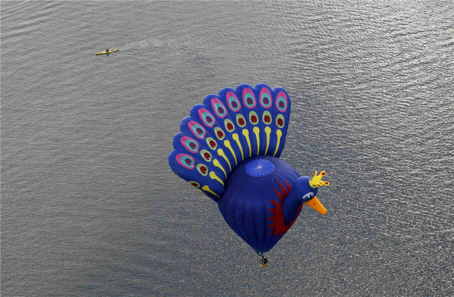 Balloon festival held in Canberra, Australia