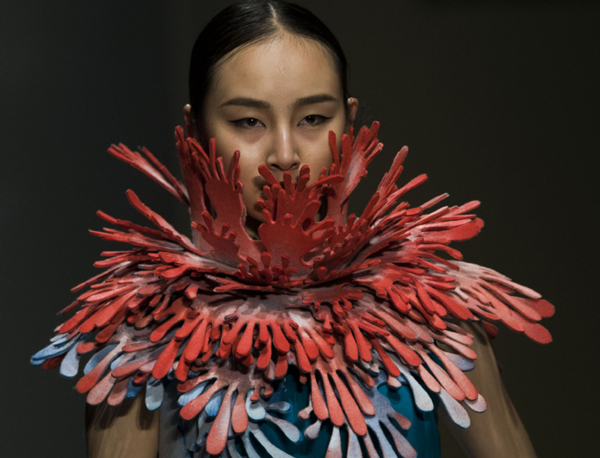 Fashion graduates' designs on display