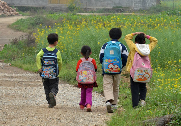 1.4 million children left behind in Guangxi