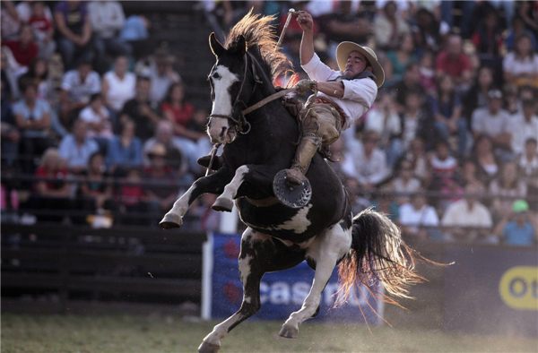 Best rider contest in Uruguay
