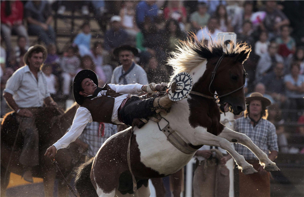 Best rider contest in Uruguay