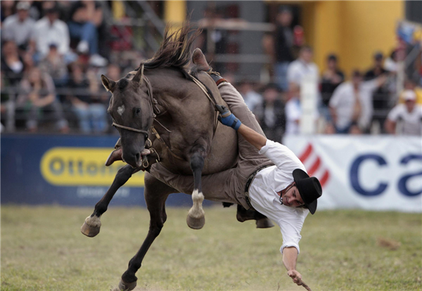 Best rider contest in Uruguay
