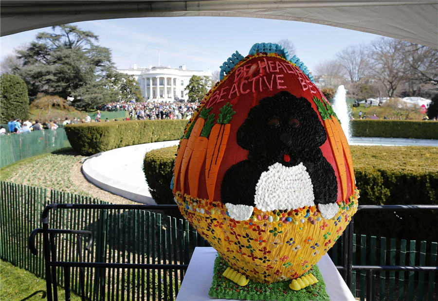 Obama family enjoys Easter Egg Roll with children