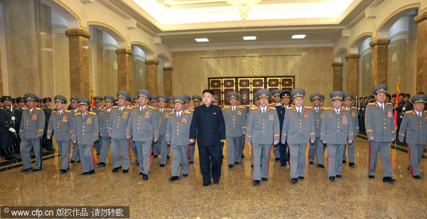 Kim Jong-un honors DPRK founder