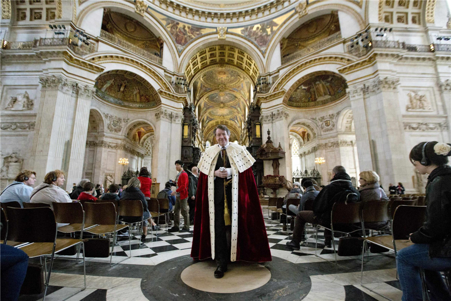 Rehearsal for Margaret Thatcher's funeral