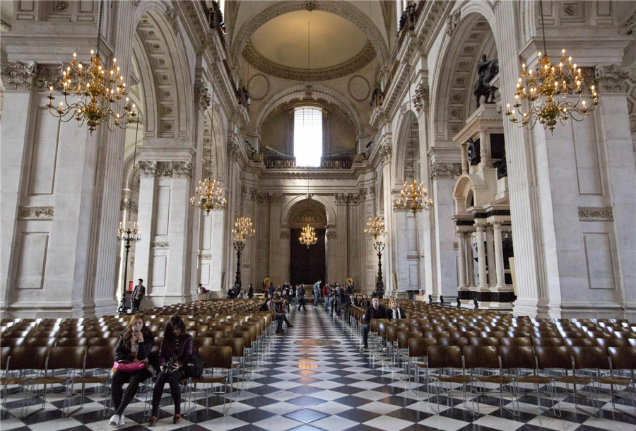 Rehearsal for Margaret Thatcher's funeral