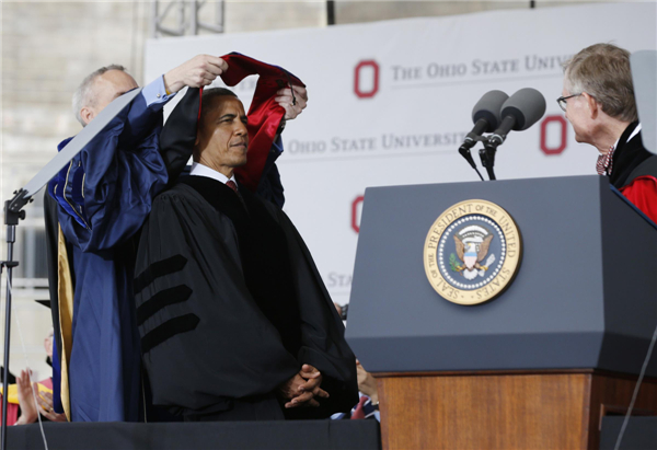 Obama's commencement address at Ohio State University