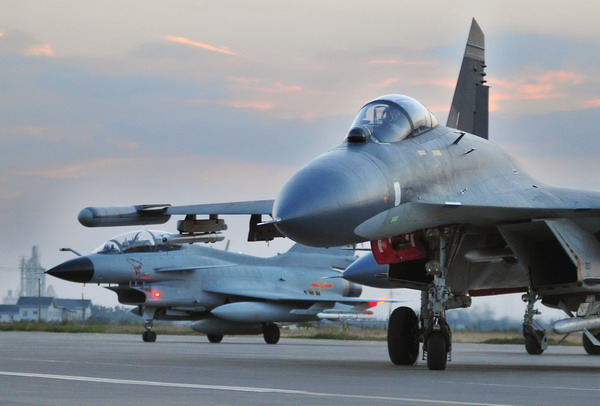 Air combat drill in SW China