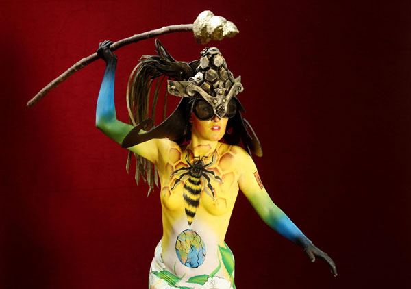 World bodypainting festival in Poertschach