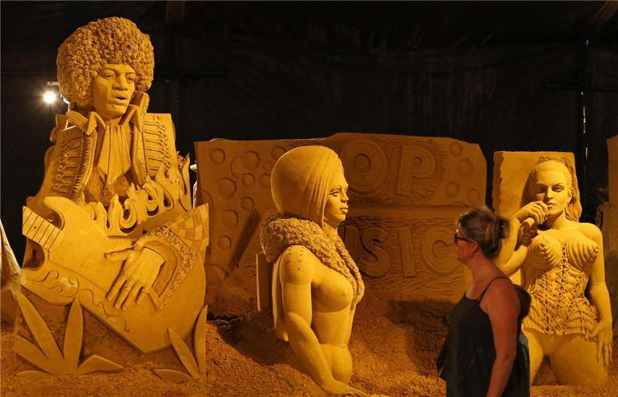 Sand Sculpture Festival in Belgium