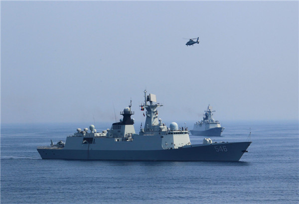 China-Russia sea drill blasts off