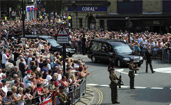 UK murdered soldier buried