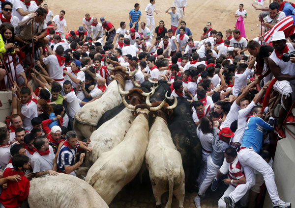 San Fermin festival in Spain