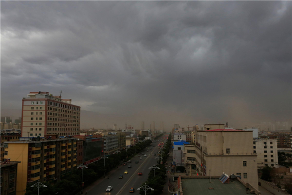 Floods, earthquake, now sandstorms strike Gansu